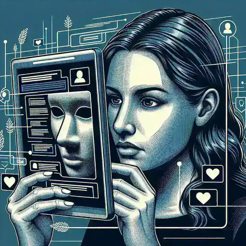 "Persona utilizando una aplicación en su smartphone para ver Instagram Stories de forma anónima, ilustrando la guía completa 2024 sobre cómo hacerlo sin ser detectado."
