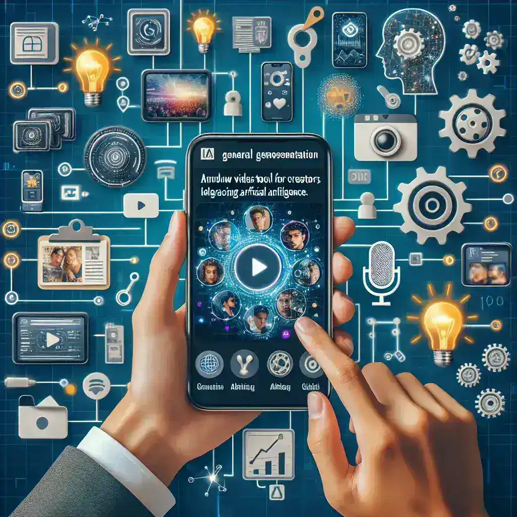 "Imagen de presentación de las nuevas herramientas de inteligencia artificial para creadores en TikTok, destacando funciones innovadoras y características útiles para mejorar la creación de contenido."