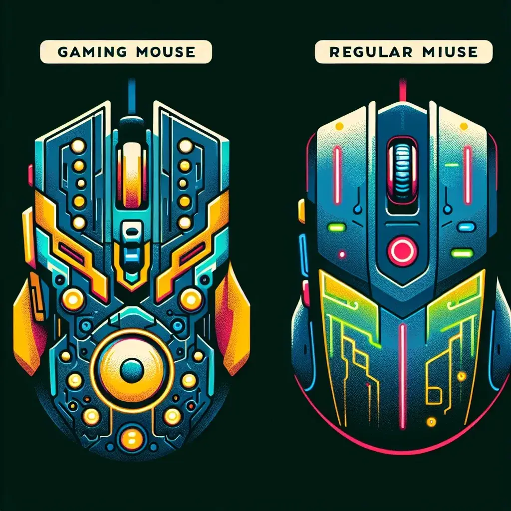 ¿Cuál es la diferencia entre un mouse para juegos y un mouse normal?